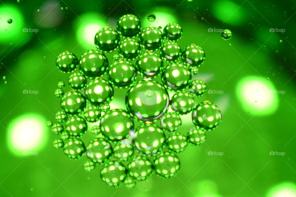 green circles