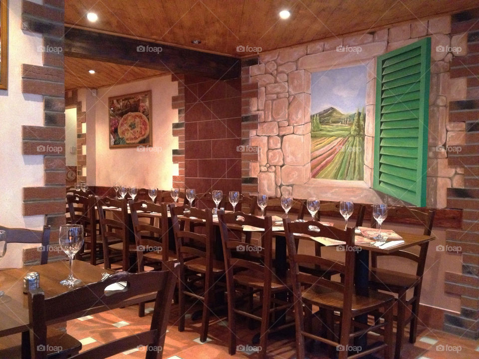 table glass chairs sene by angeljack