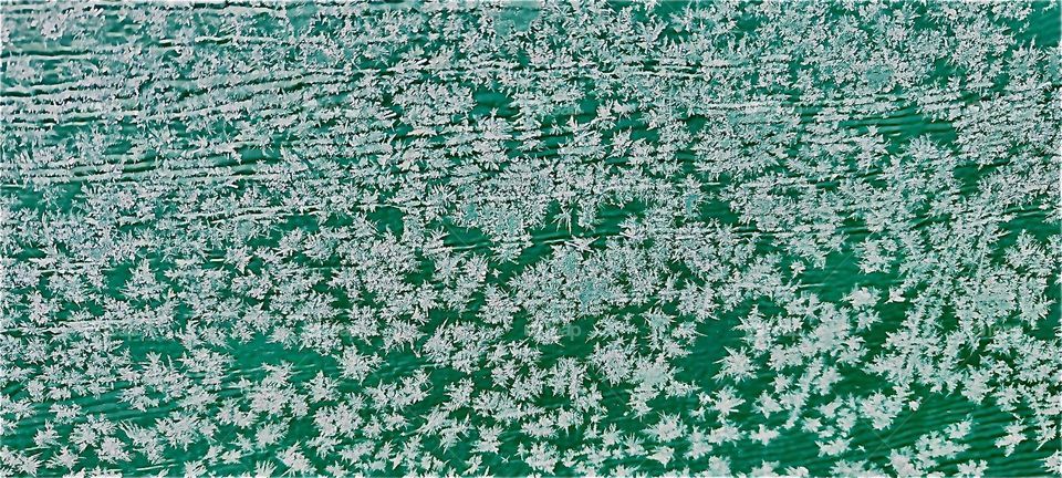 When the weather is extremely cold the water vapor that covers everything turns to ice and takes on the most interesting shapes and arrangements based on the molecular structure contained in the water when frozen solid. 2023. Hypnotic Productions