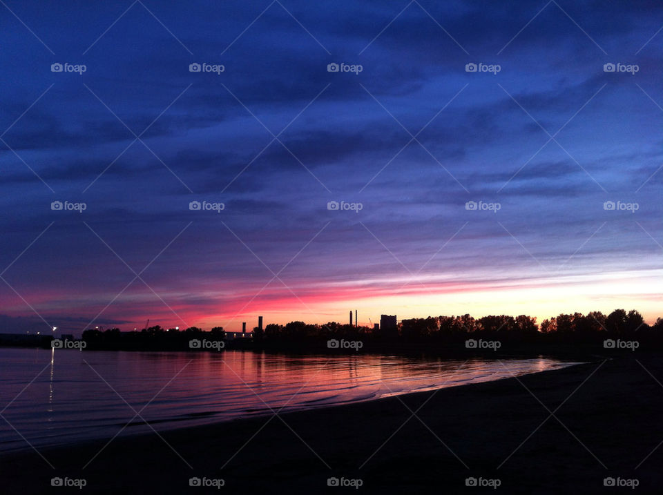 beach sky sweden sunset by linderborg