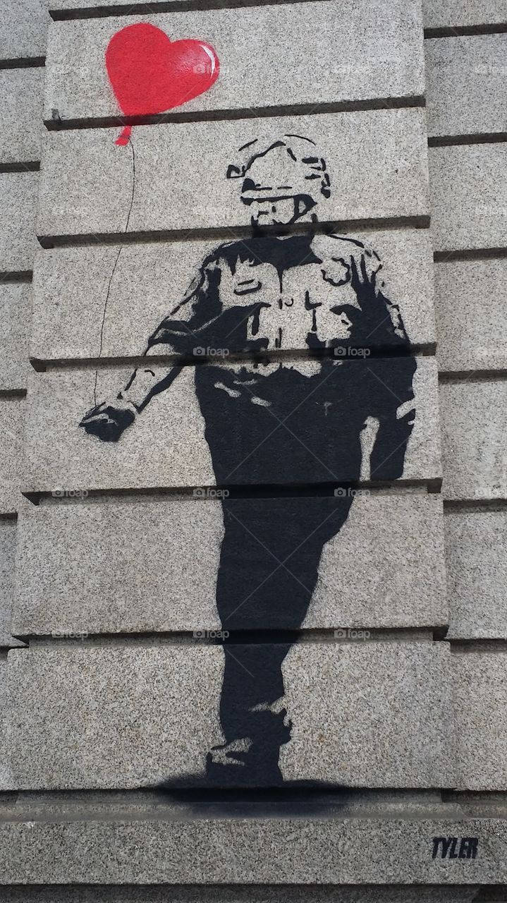 Police Silhouette in Amsterdam
