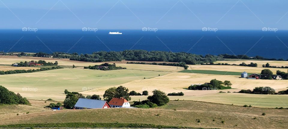 View from Dark Sky, Mandemarke bakker, Møn island, Danemark