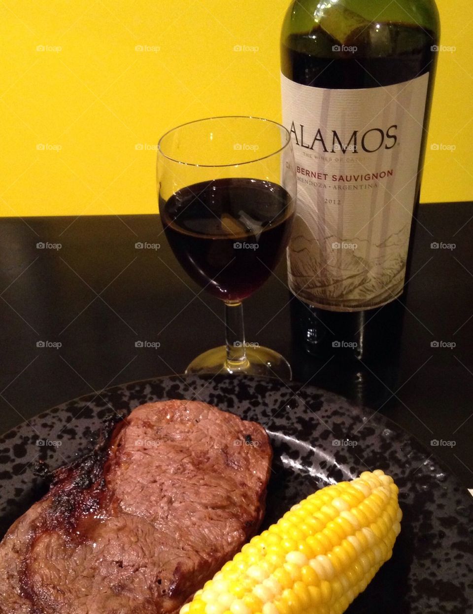 Steak and Wine