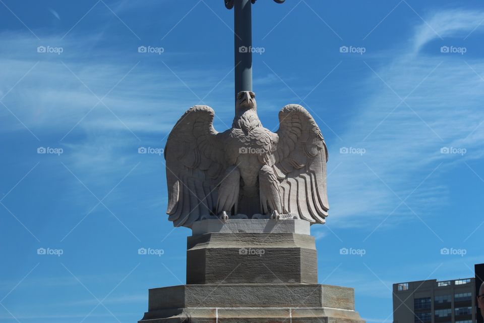 Eagle statue