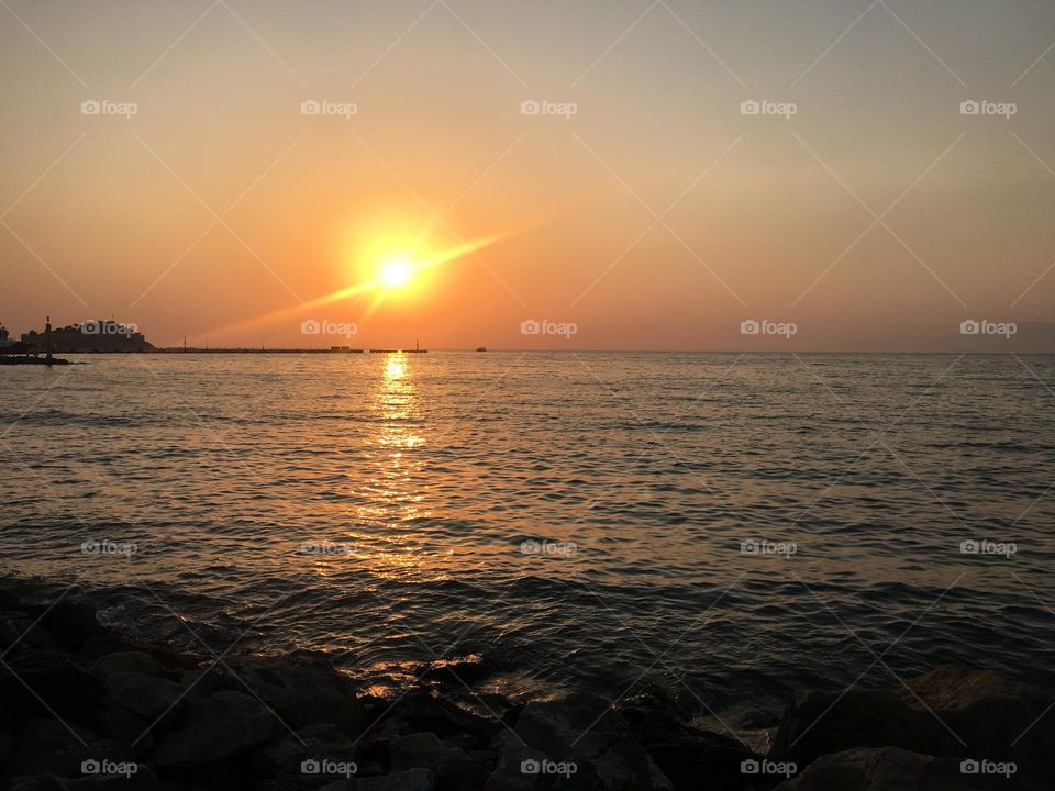 Sightseeing in Turkey. Blue sky and tall palm trees. Sunsets and sunny days. Summertime in Kusadasi. Vacation travel in Turkey . Summer view. Sunny day during vacation. Hidden gems and secret places.