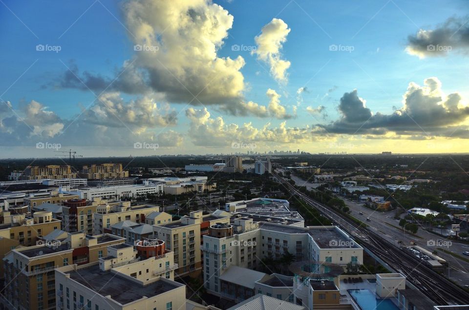 Clouds over Miami