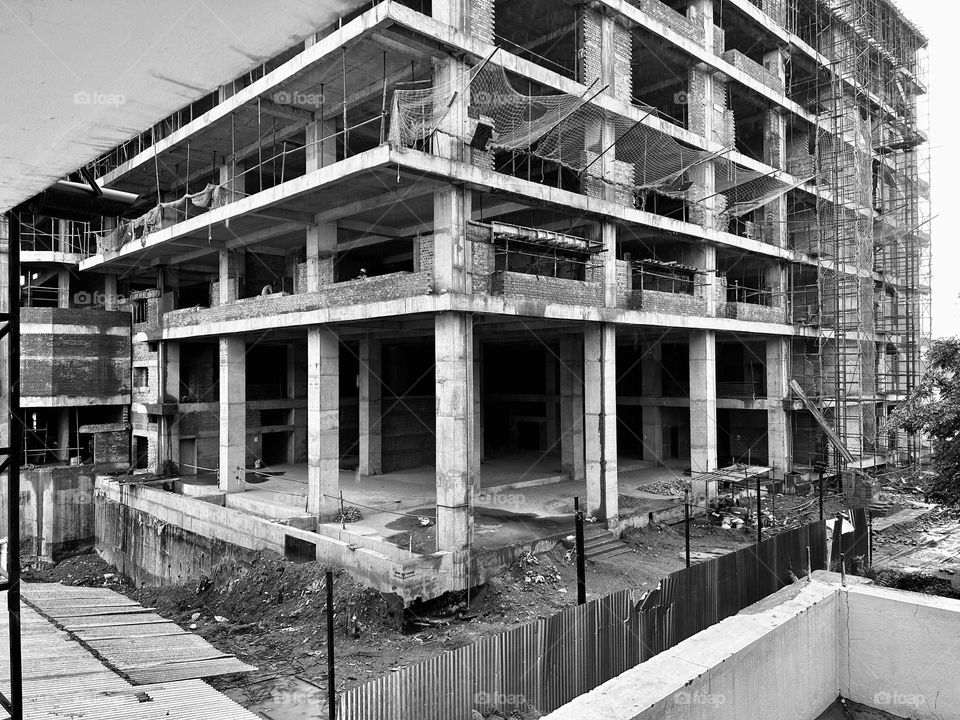 Architecture - Construction  - BW style 