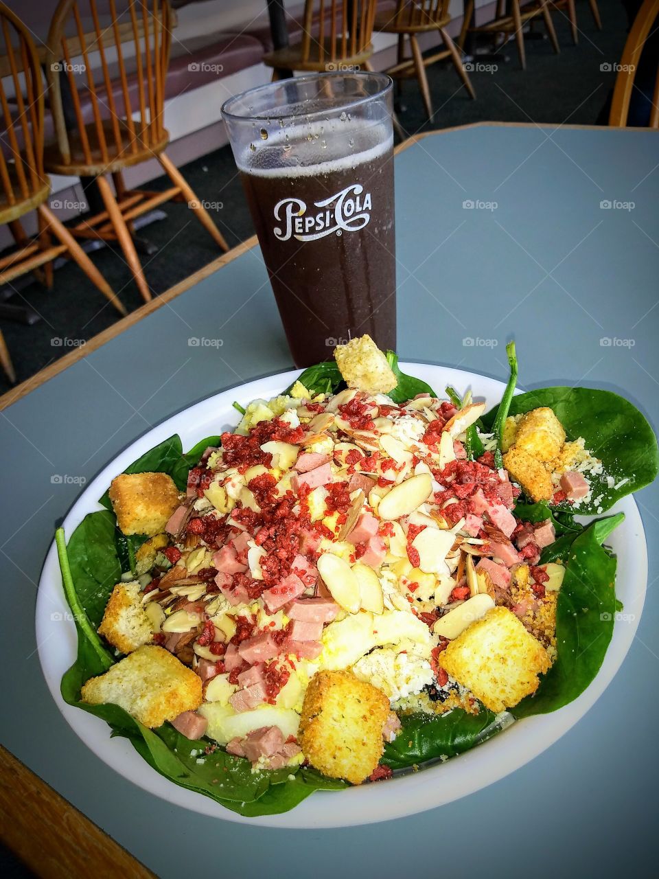 enjoy a delicious salad