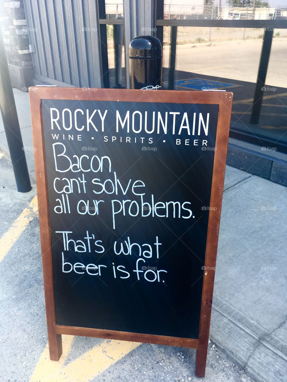 Never go wrong with beer and food