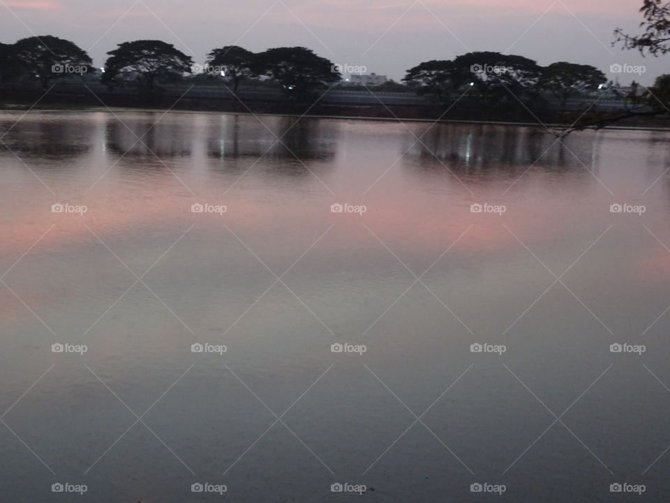 Water, Sunset, Reflection, Lake, Dawn