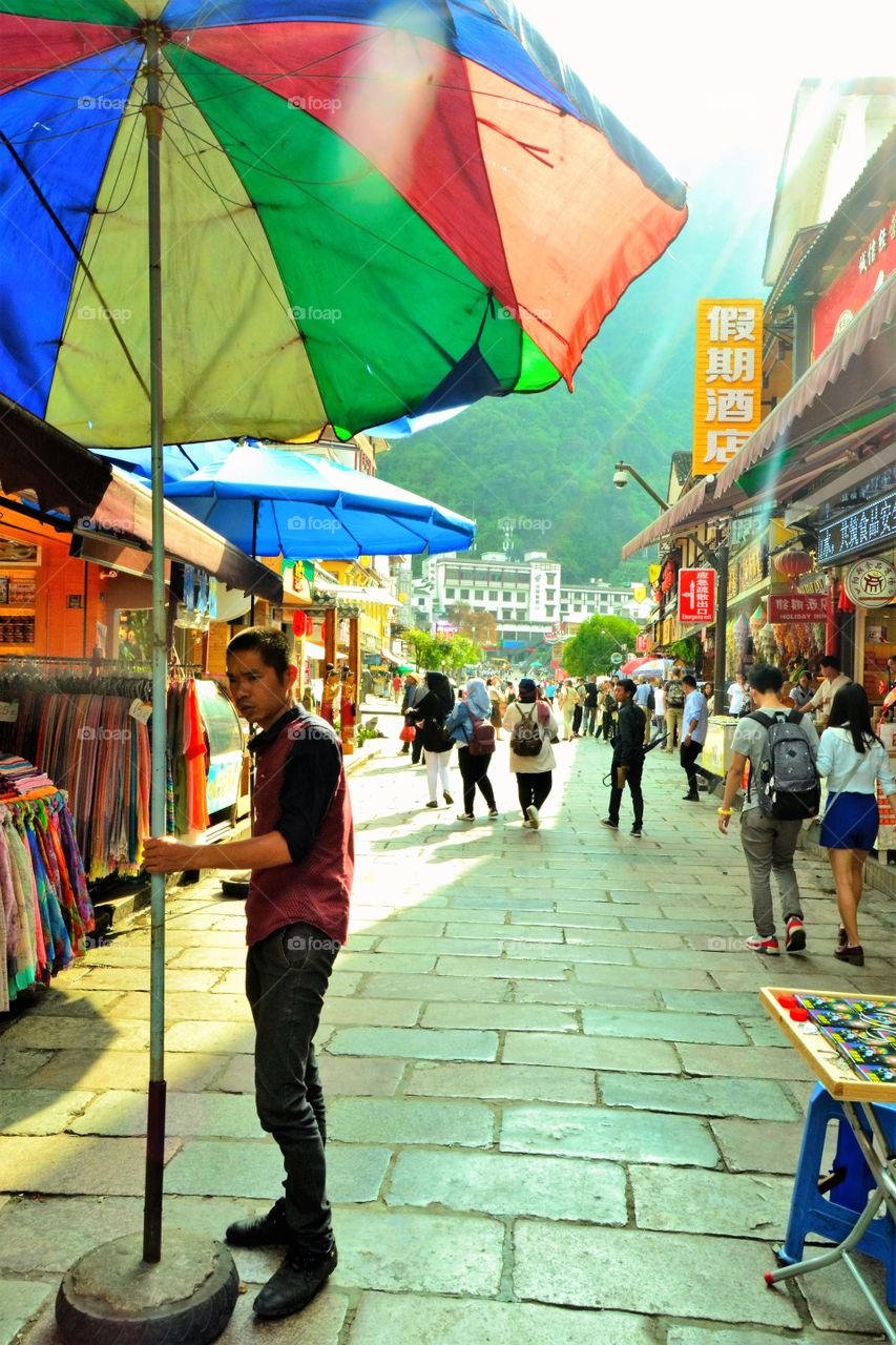 Yangshuo market