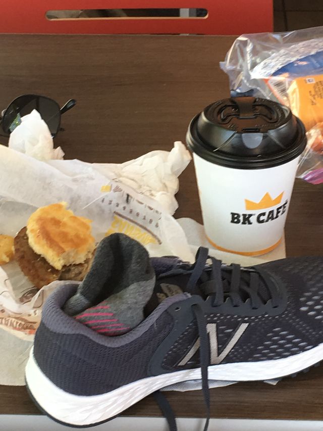 Free shoes and free meal for the homeless and less fortunate. Can’t beat that deal!