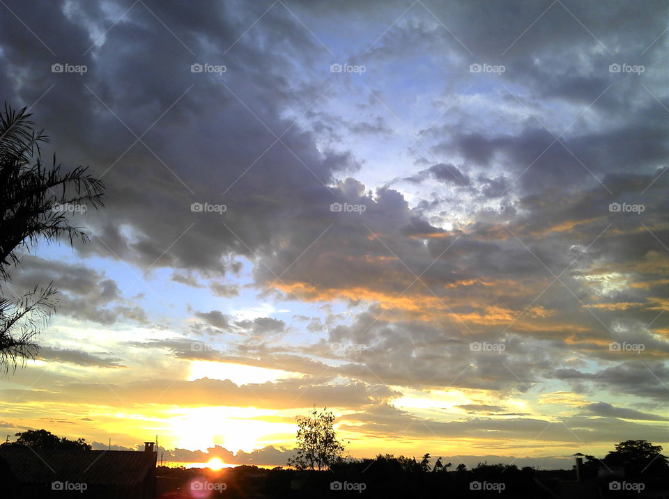 Sunset in Campo Grande 