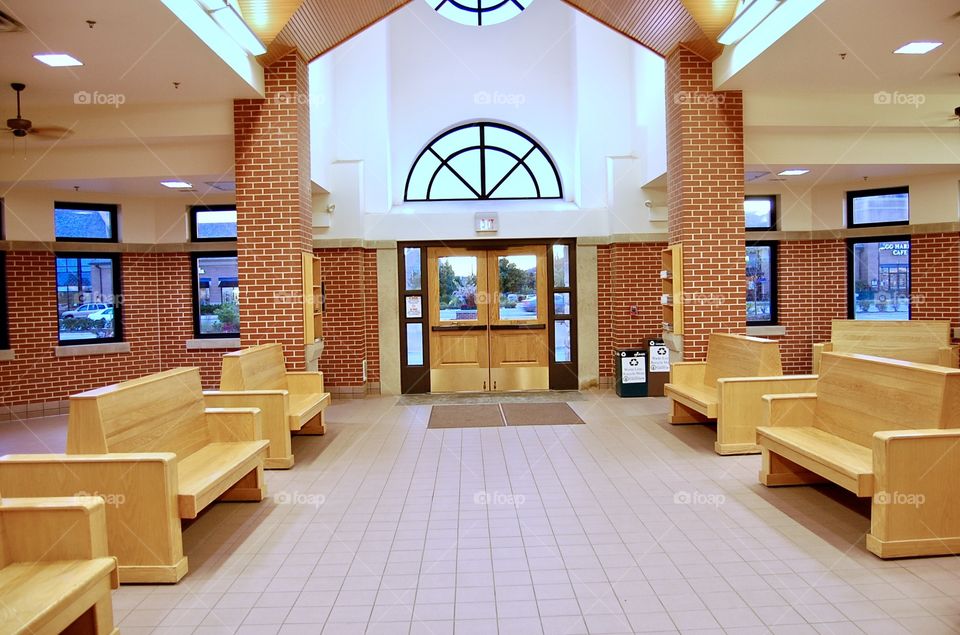 Foap Com Bright Interior Of A Suburban Train Station