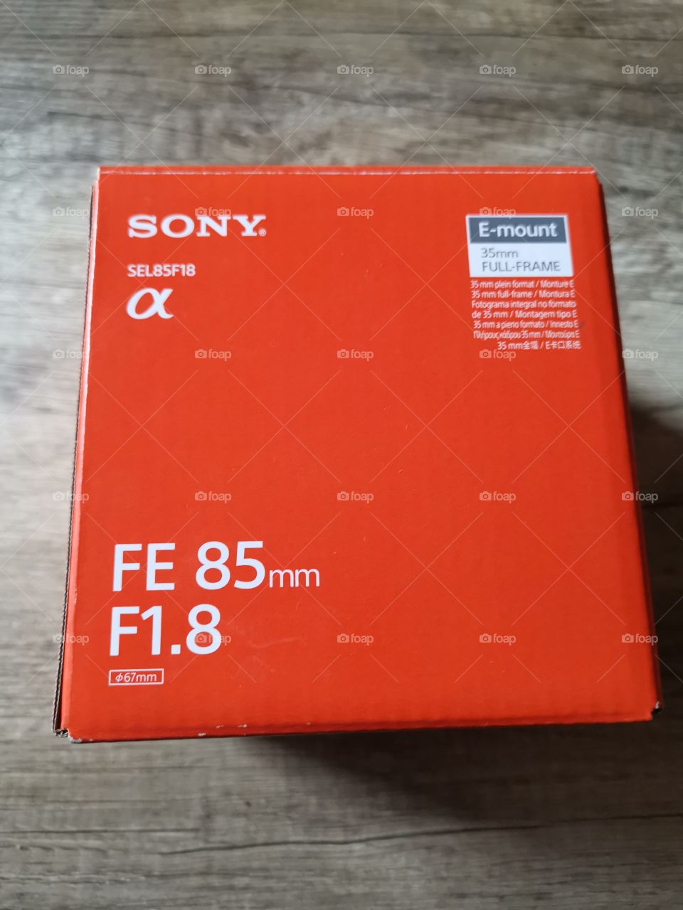 Sony 85mm 1.8