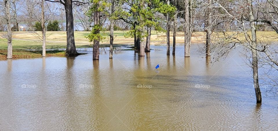flooding on Hole # 9
