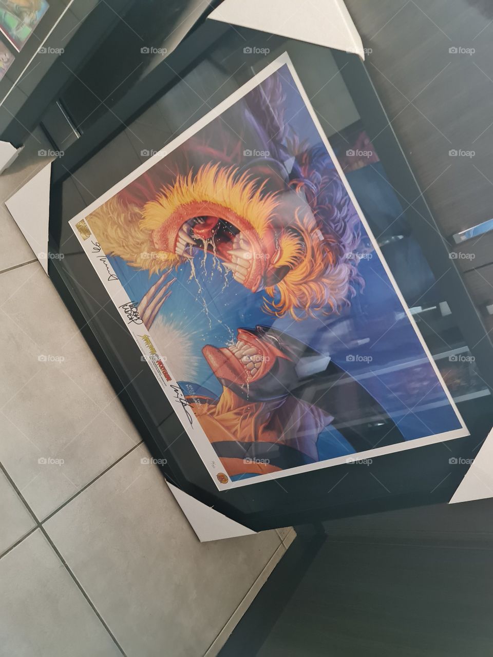 X-men 1990's lithograph limited edition print