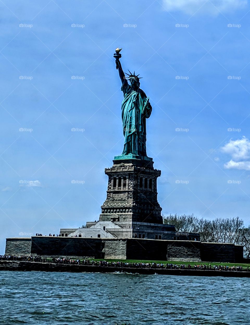 It was a gorgeous spring day for a river cruise! The Statue of Liberty was just one of many things to see and enjoy.