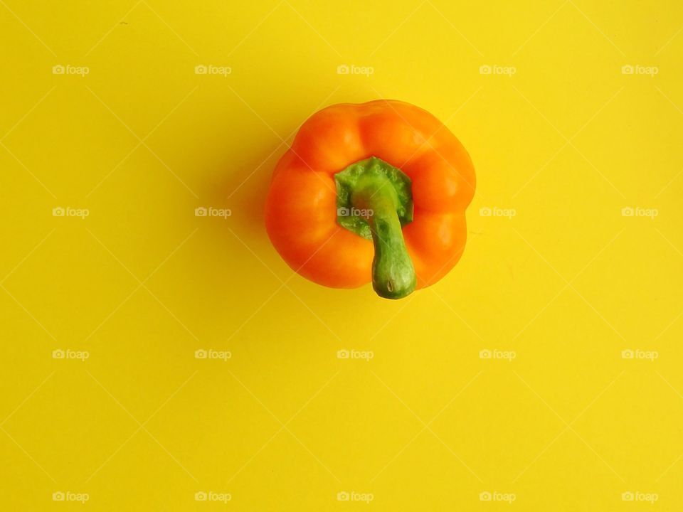 Orange Bell pepper