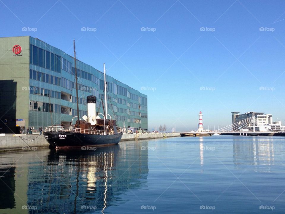 Harbour view in Malmö.