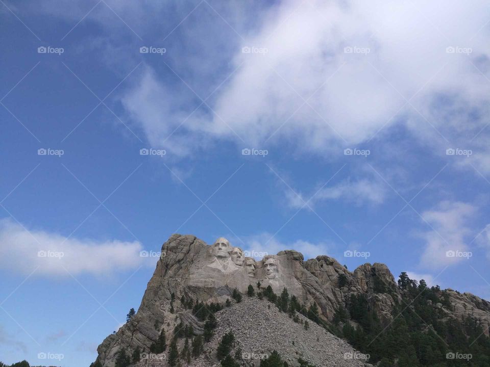 Beautiful view of Mount Rushmore