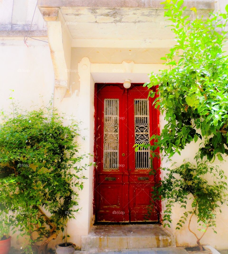 Red door