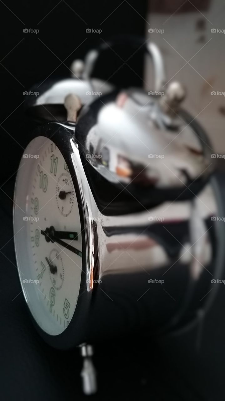 Alarm Clock at an angle