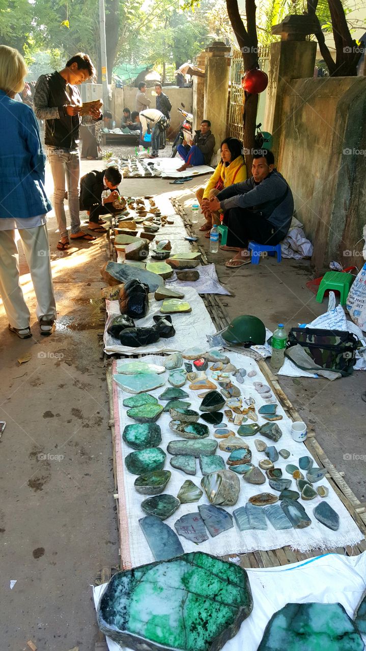 Jade Market In Mandalay