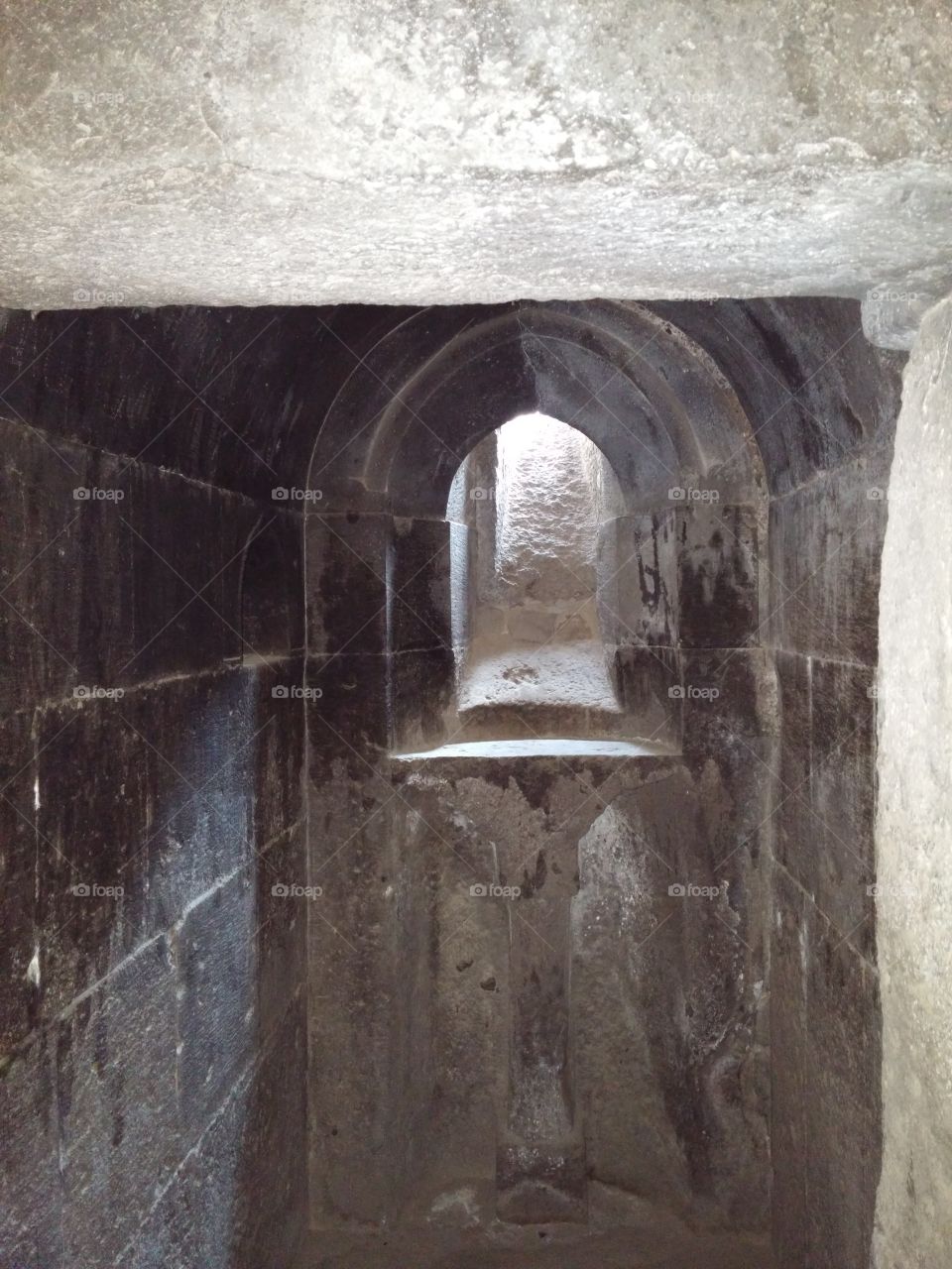 Inside of Geghard-13th century