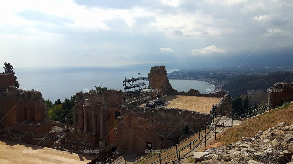 Ancient theatre, Taormina, Sicily