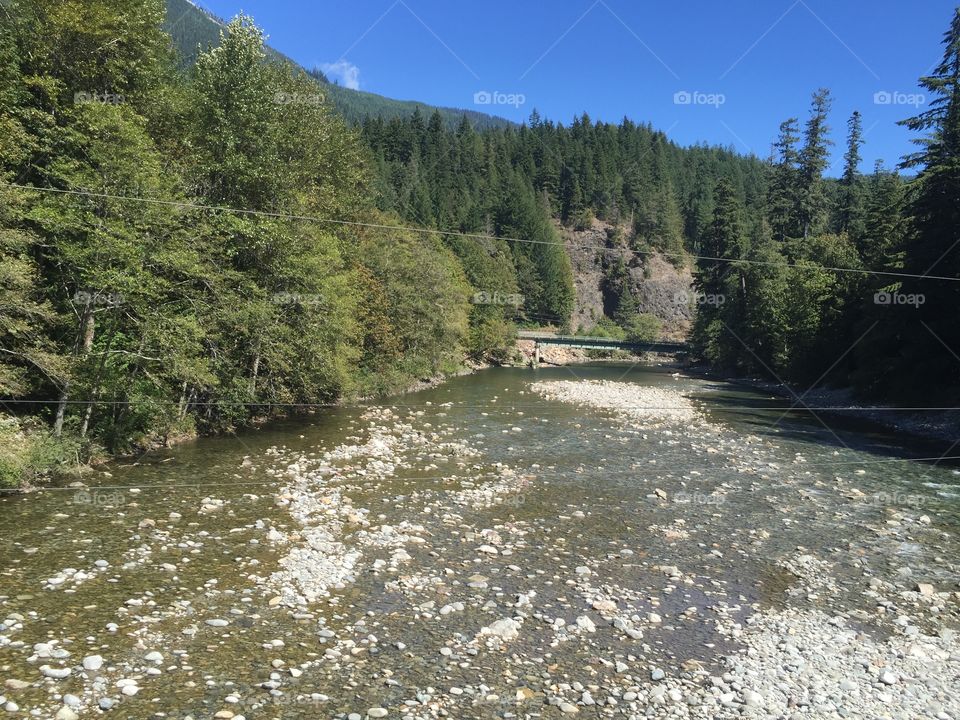 Water, River, Landscape, No Person, Tree