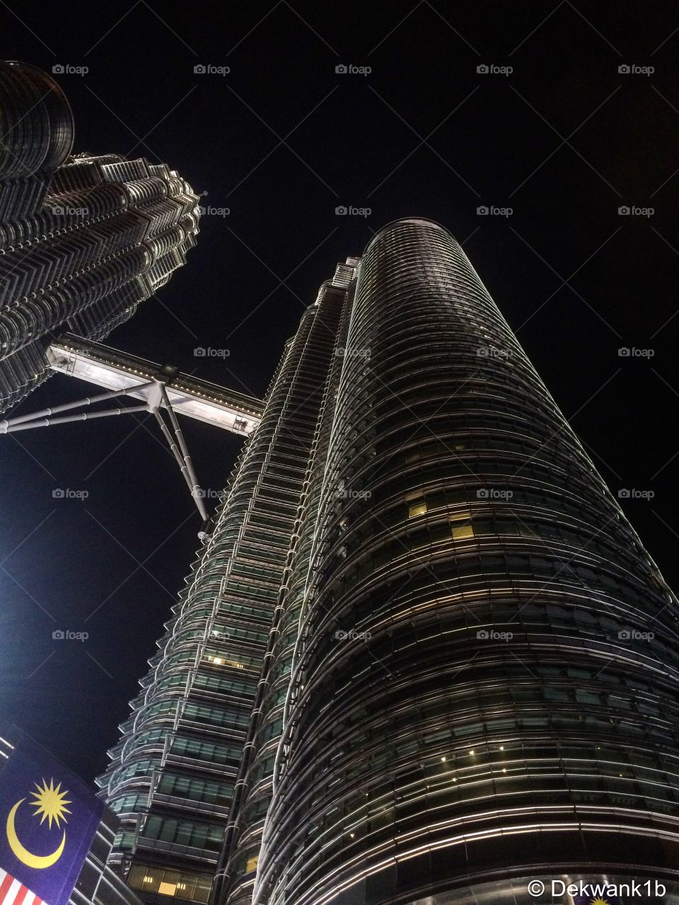 Klcc night view from below...
