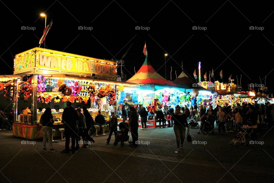 Crowd in the carnival