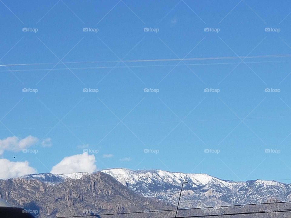 the first snow on mount lemmon