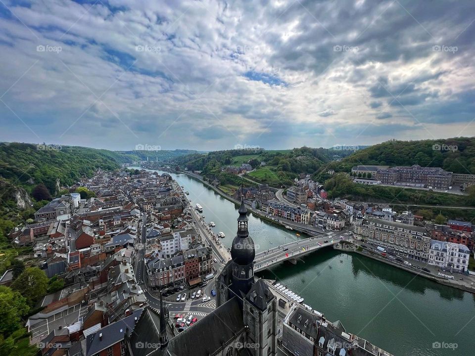 Dinant from above