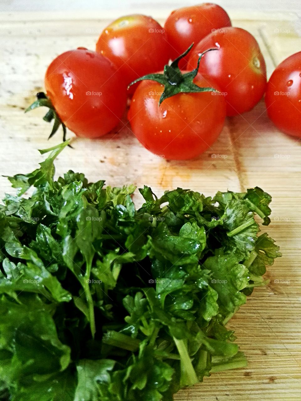 fresh and healthy food