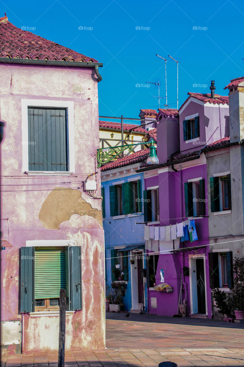 It is still going on with Venice's colorful houses