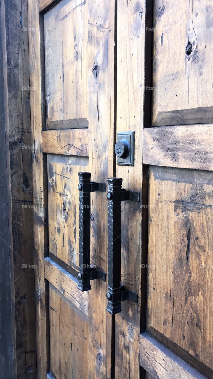 Wood doors