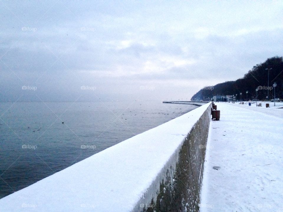 Water, Landscape, Winter, Sea, Beach