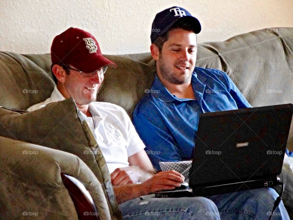 two guys laptop by sunnysmiles