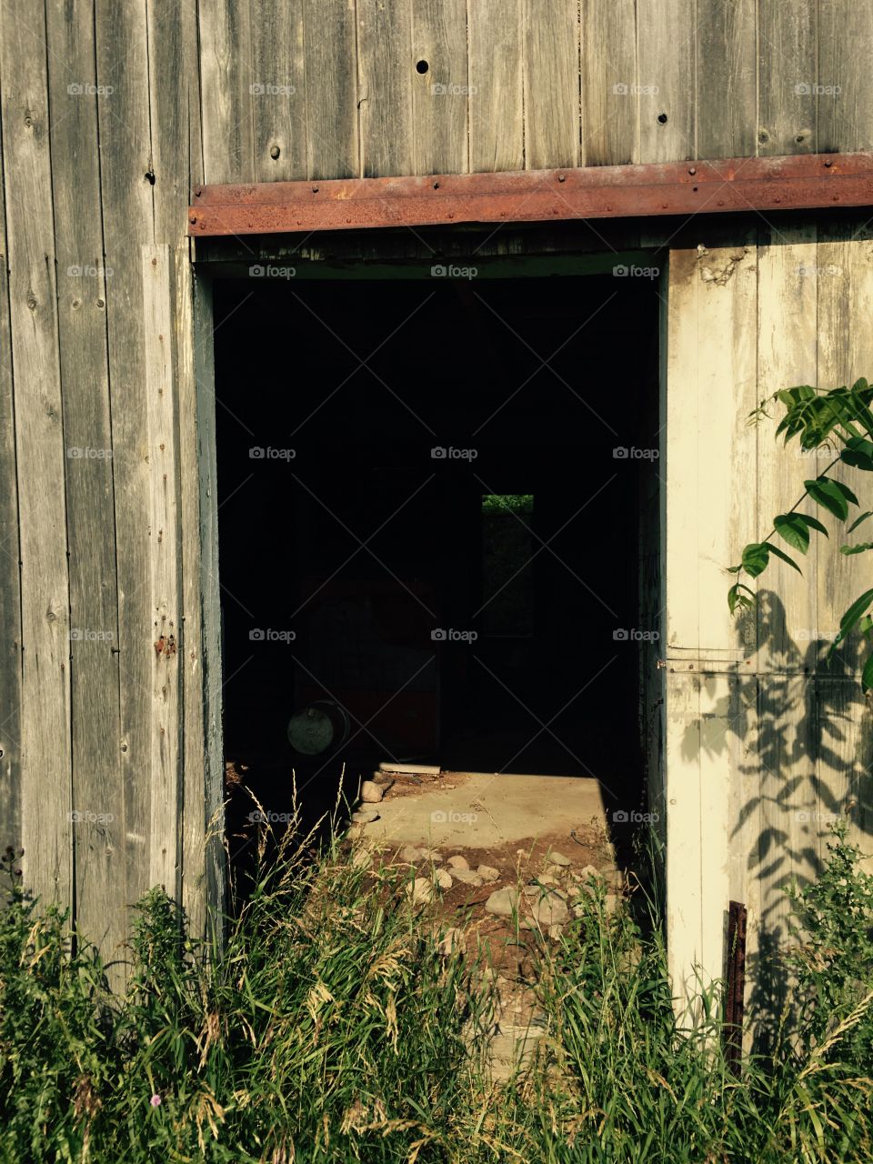 Old barn entryway