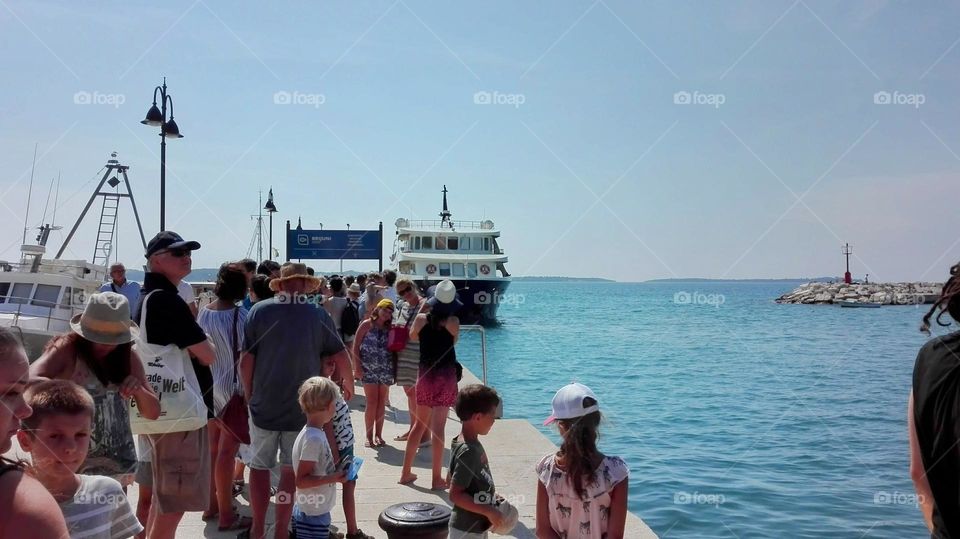 ferry from Fazana to Brioni