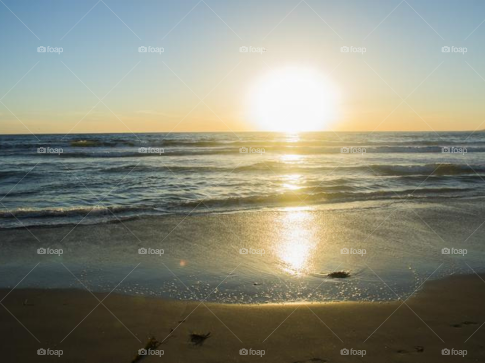 Beach Sun Reflections