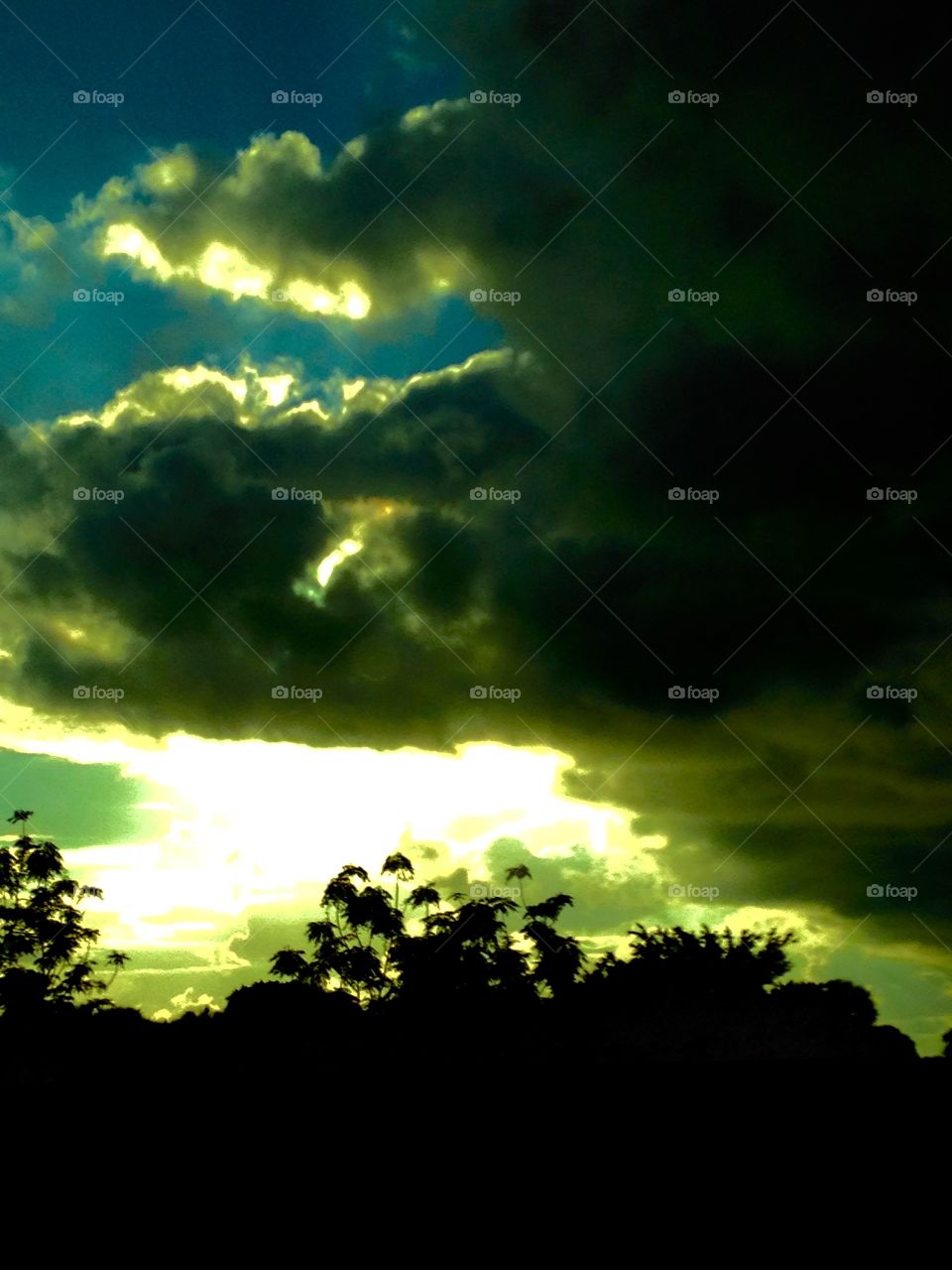 Sunrise On A Road Trip. Off to the side as we drove we saw this awesome sunrise. I took a couple of photos as no two are alike. 