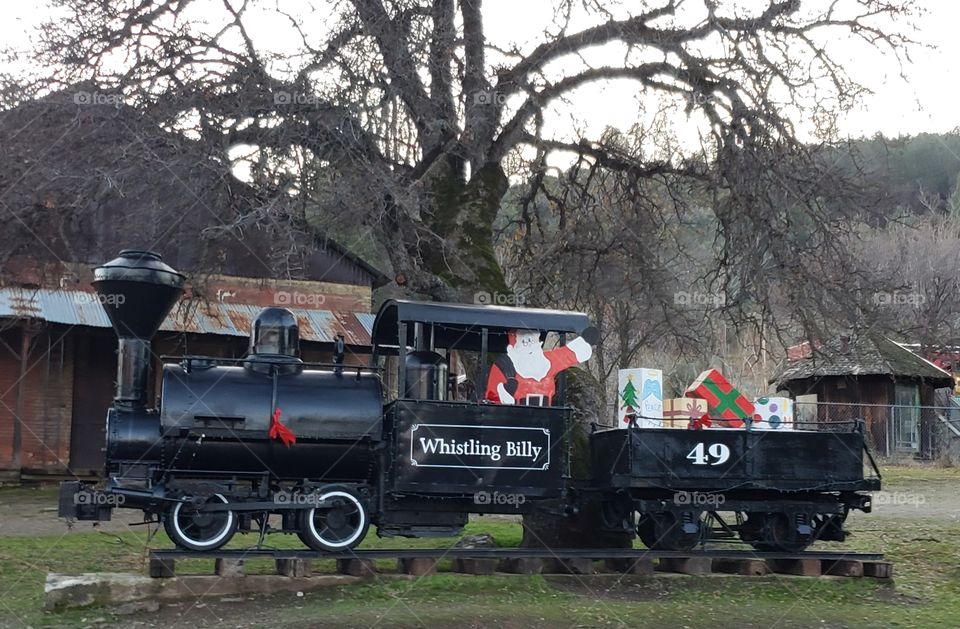 Whistling Whilly Santa Claus Train