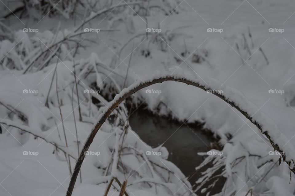 "A river runs through it." 🌬💨❄️💦🌊