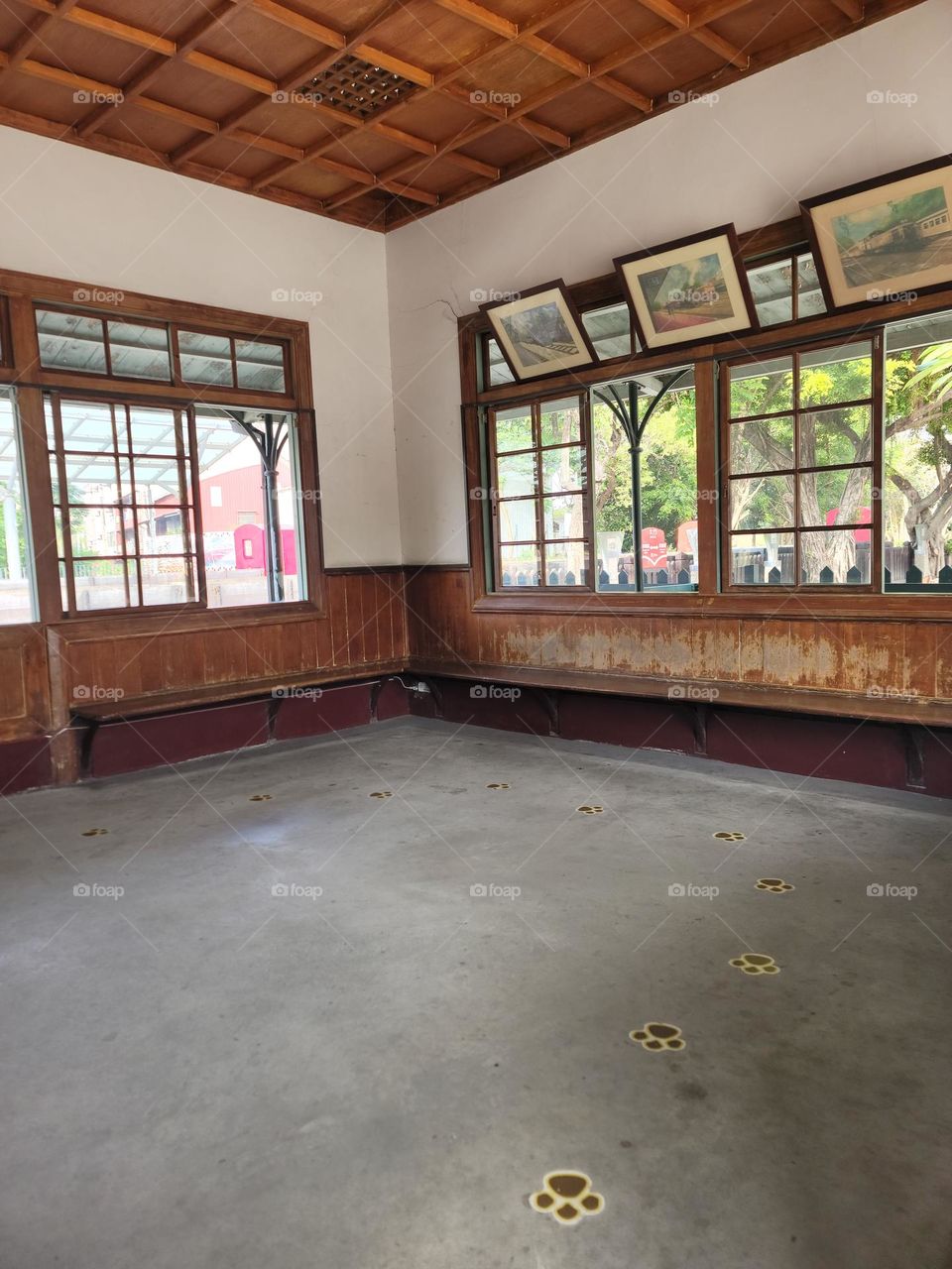 old waiting room