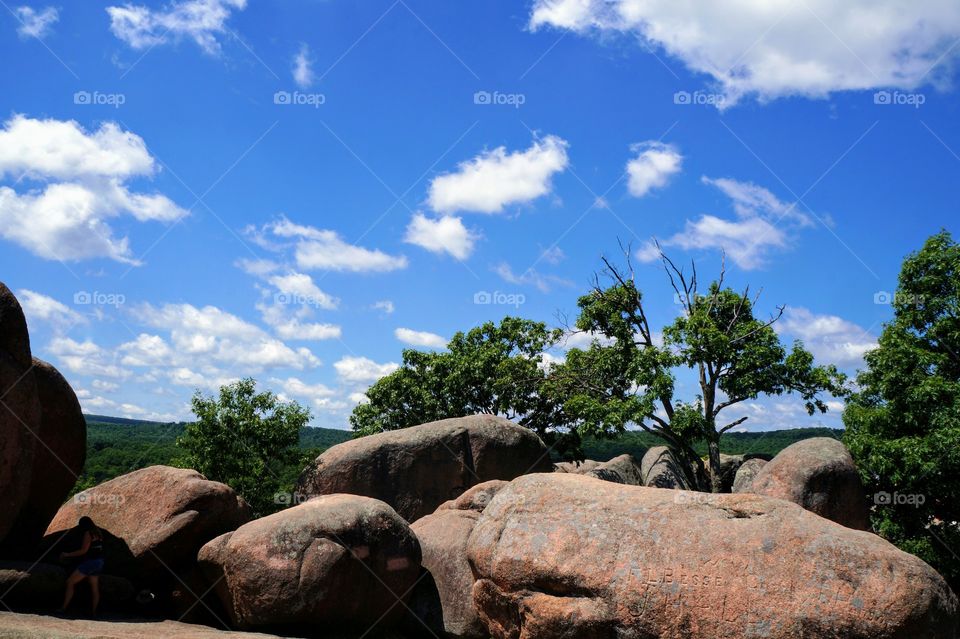 Scenic landscape view