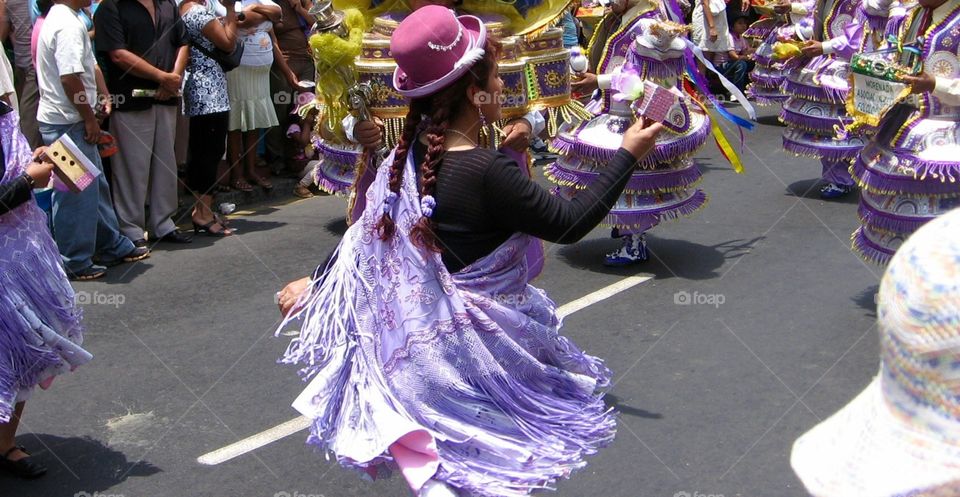 Peru. Parade in Lima