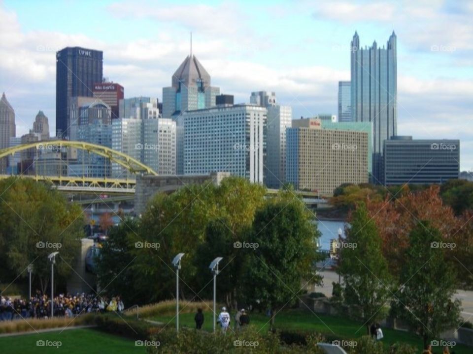 Downtown Pittsburgh cityscape